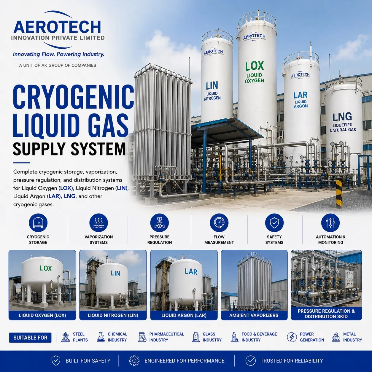Cryogenic Liquid Gas Supply System