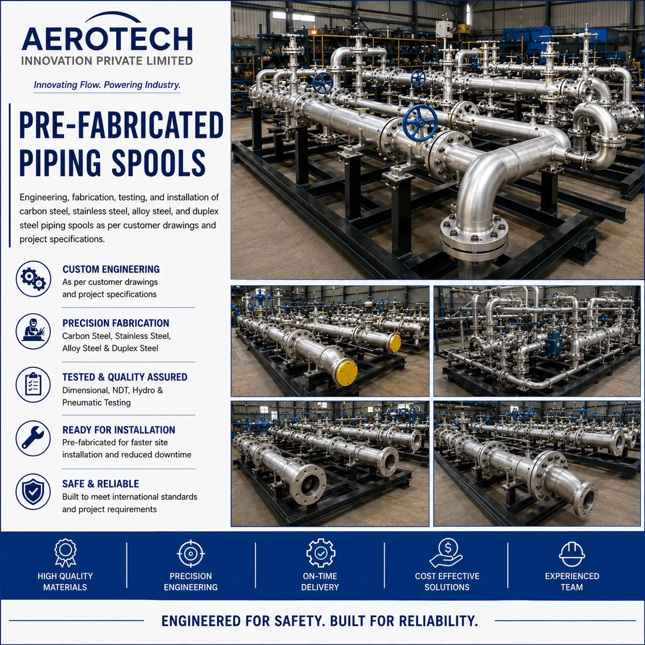 Pre-Fabricated Piping Spools